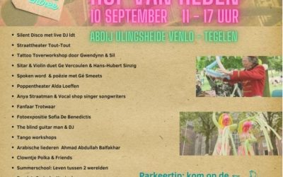 Prikkelarm festival Hof van Heden in Tegelen