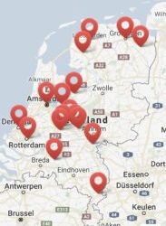 Nieuwe Silence locaties (rustplekken en restaurants) in winkelsteden